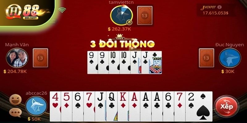 Luật chơi game bài tiến lên miền Nam tại QH88